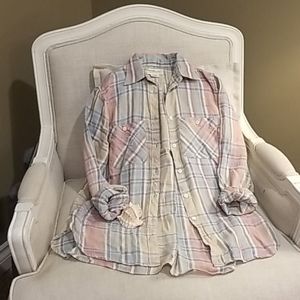 Ralph Lauren Denim supply plaid top